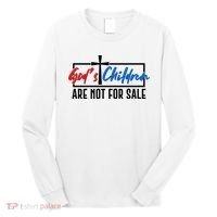 Gods Childrens Are Not For Sale Long Sleeve Shirt thumb 0