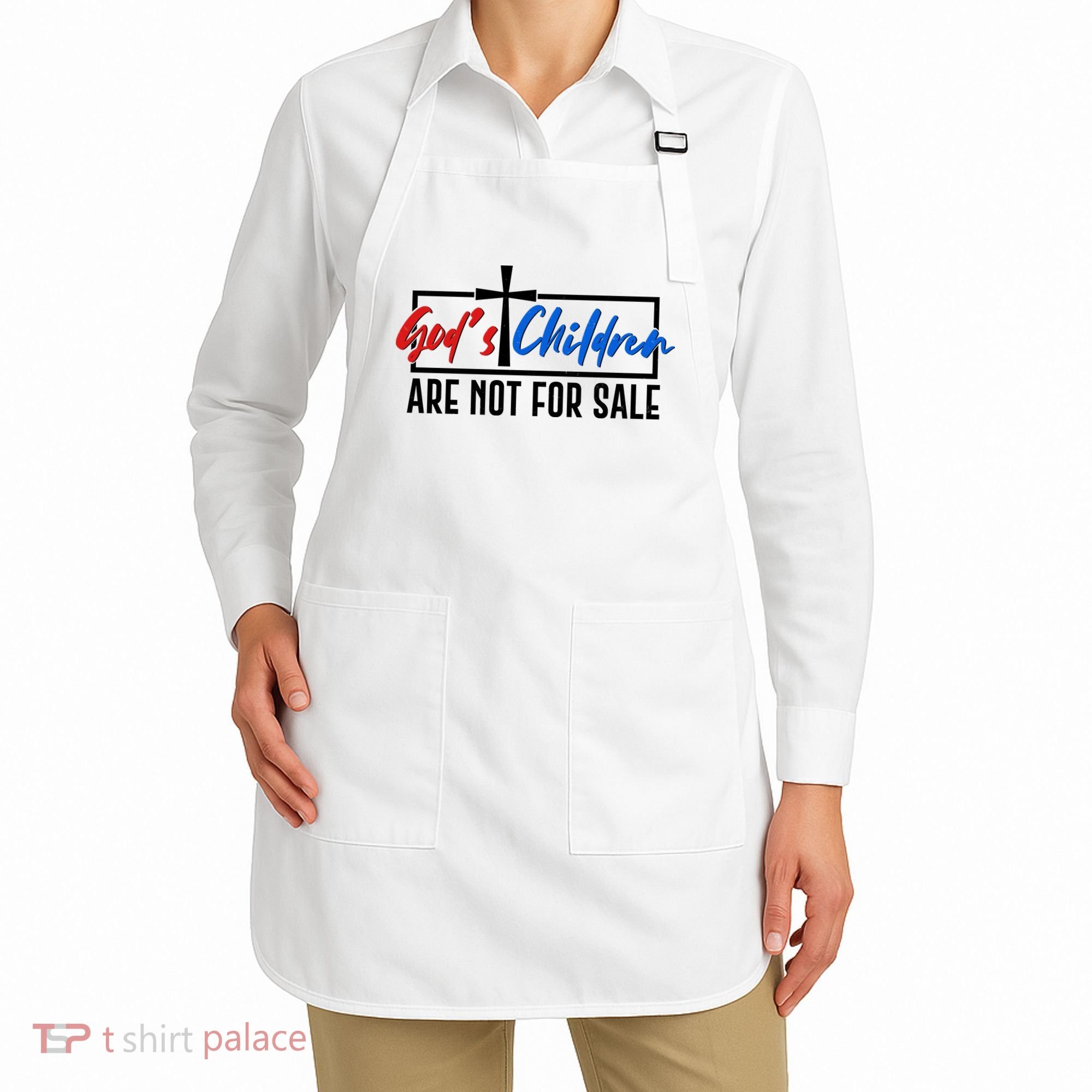 Gods Childrens Are Not For Sale Apron