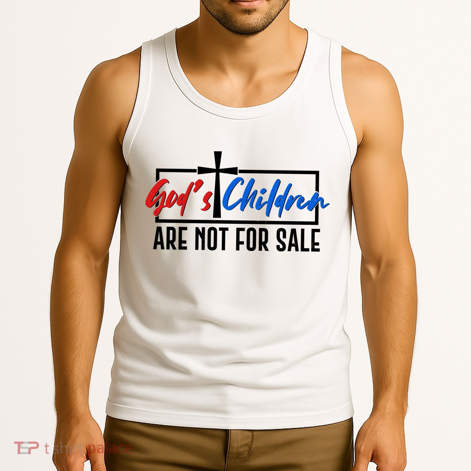 Gods Childrens Are Not For Sale Tank Top