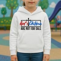 Gods Childrens Are Not For Sale Kids Hoodie thumb 3