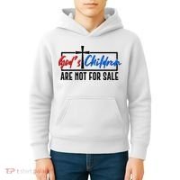 Gods Childrens Are Not For Sale Kids Hoodie thumb 4