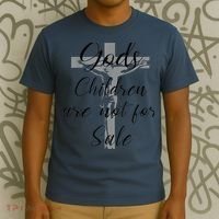 God's Children Are Not For Sale Jesus Christ Christian Wo T-Shirt thumb 3