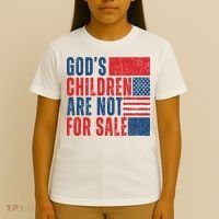 Gods Children Are Not For Sale Vintage Distressed T-Shirt thumb 4