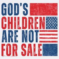Gods Children Are Not For Sale Vintage Distressed T-Shirt thumb 7