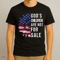 God's Children Are Not For Sale Funny Political T-Shirt thumb 3