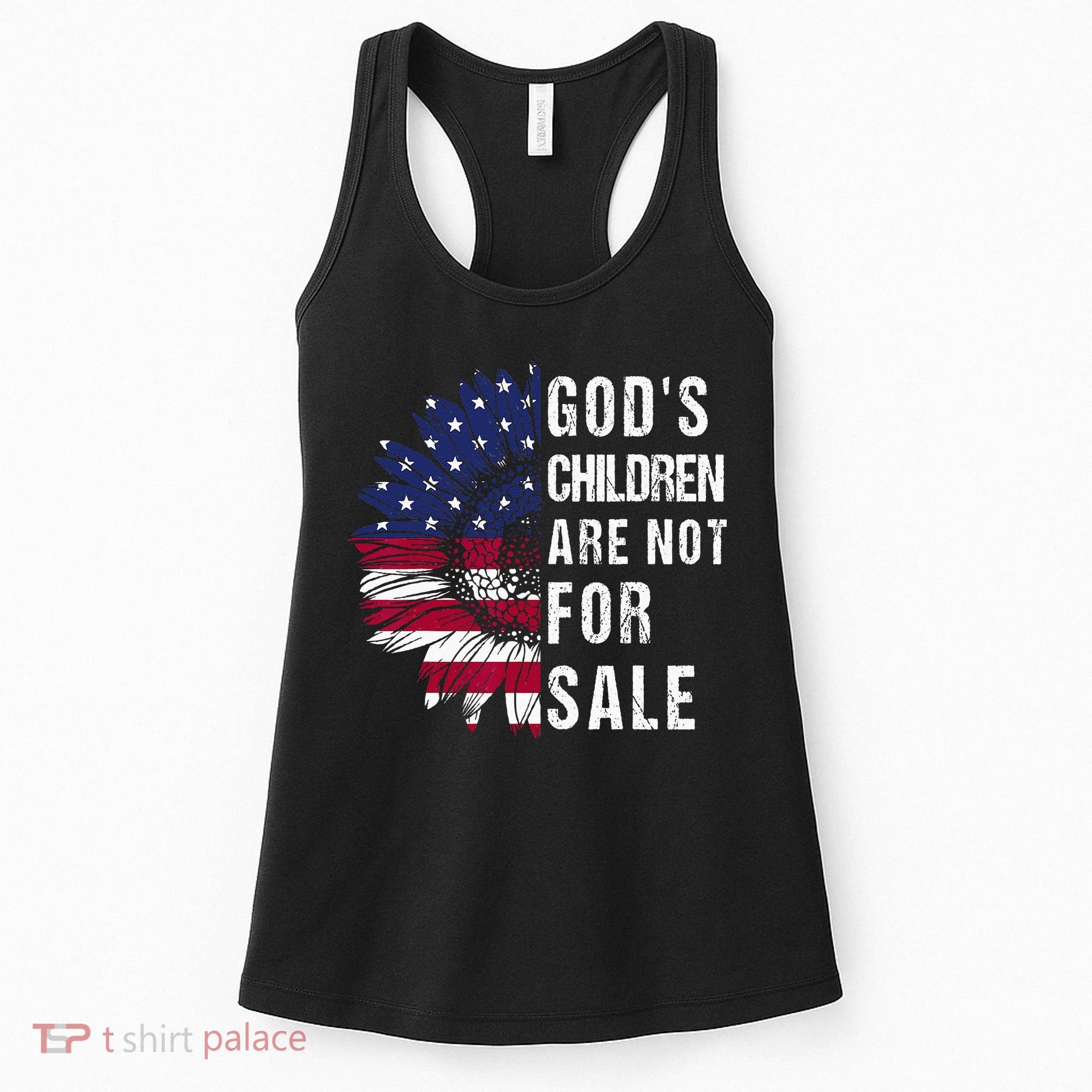 God's Children Are Not For Sale Funny Political Women's Tank Top