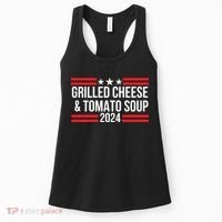 Grilled Cheese And Tomato Soup 2024 Funny Foodie Food Women's Tank Top thumb 0