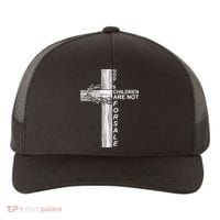 Gods Children Are Not For Sale Cross Yupoong Adult 5-Panel Trucker Hat thumb 0