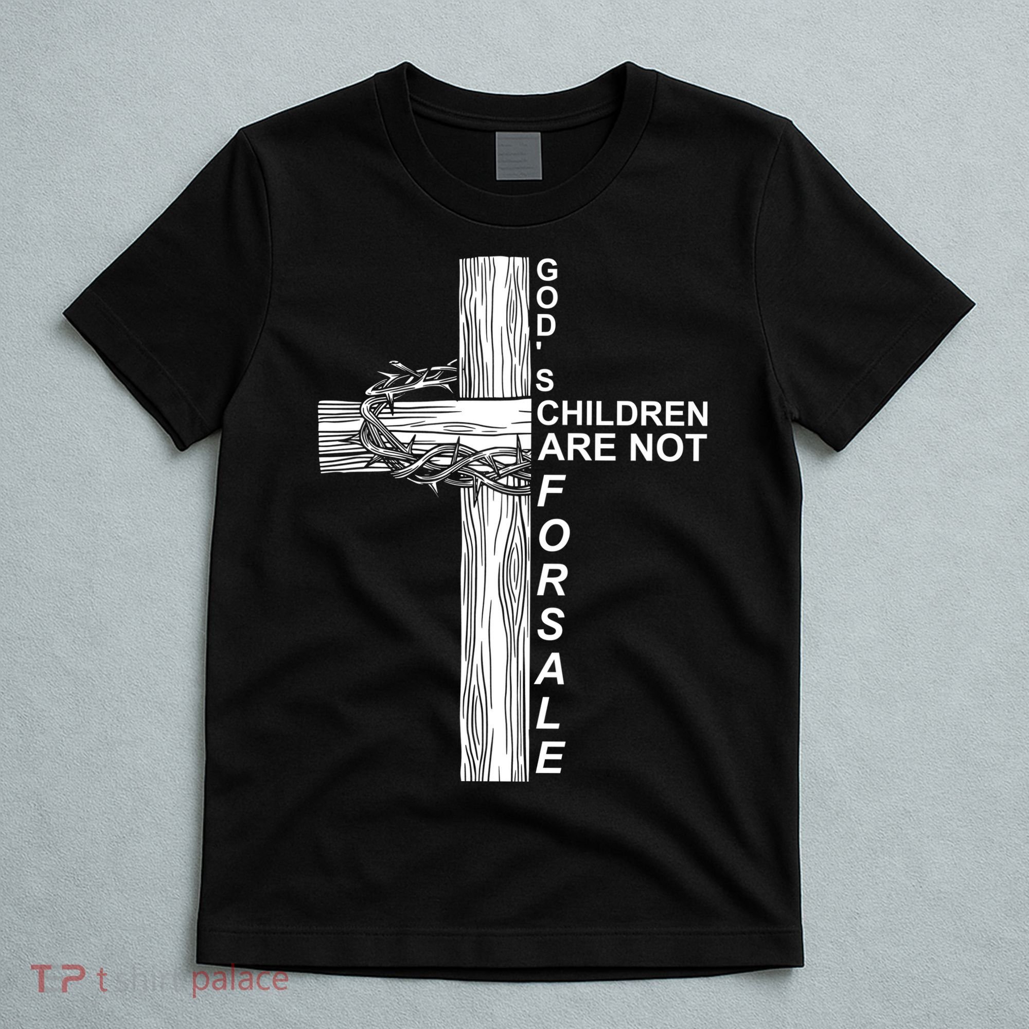 Gods Children Are Not For Sale Cross T-Shirt