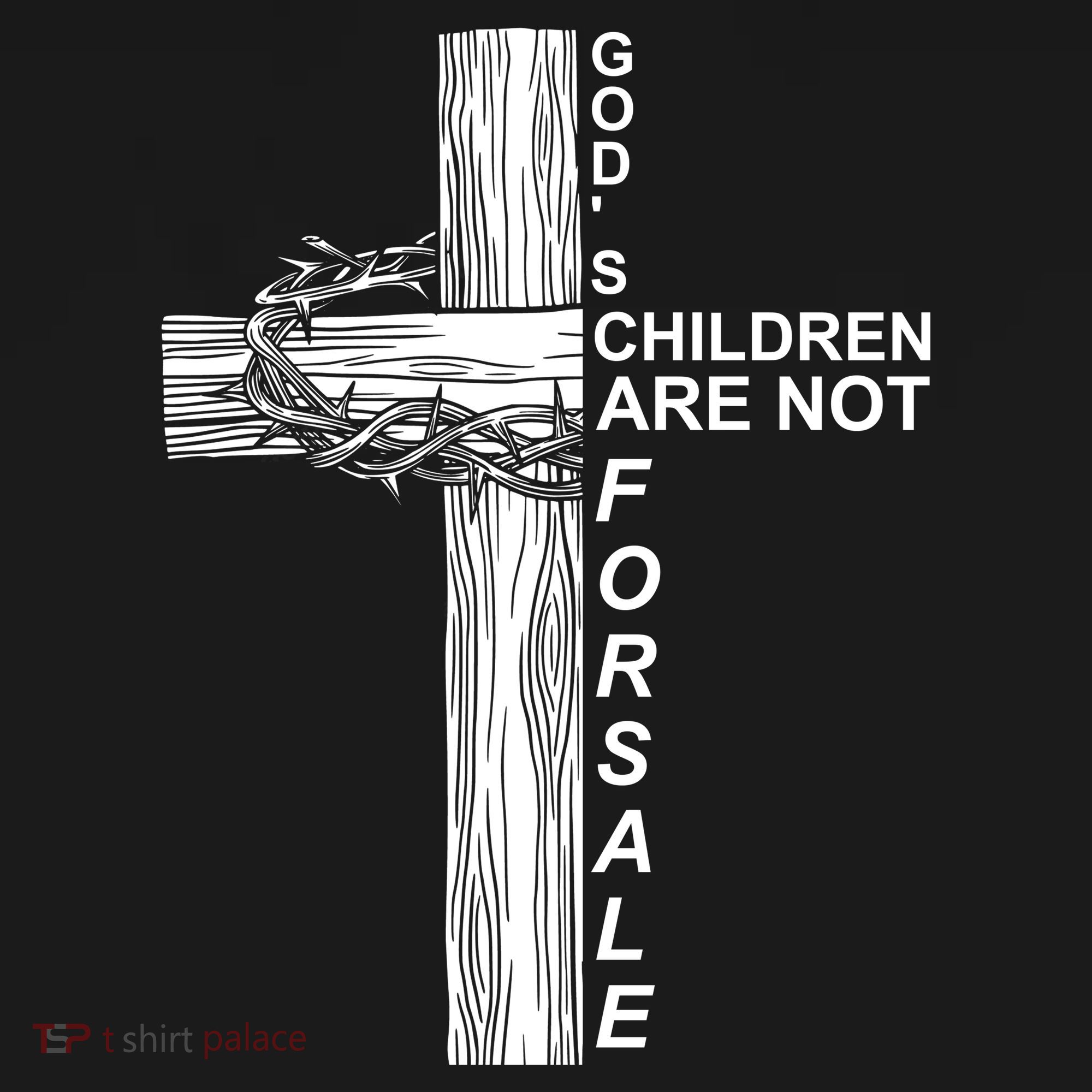 Gods Children Are Not For Sale Cross Women's Hoodie