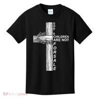 Gods Children Are Not For Sale Cross Kids T-Shirt thumb 0