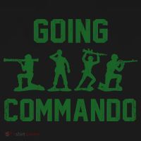 Going Commando Army Troops Funny Doggie Tank thumb 4