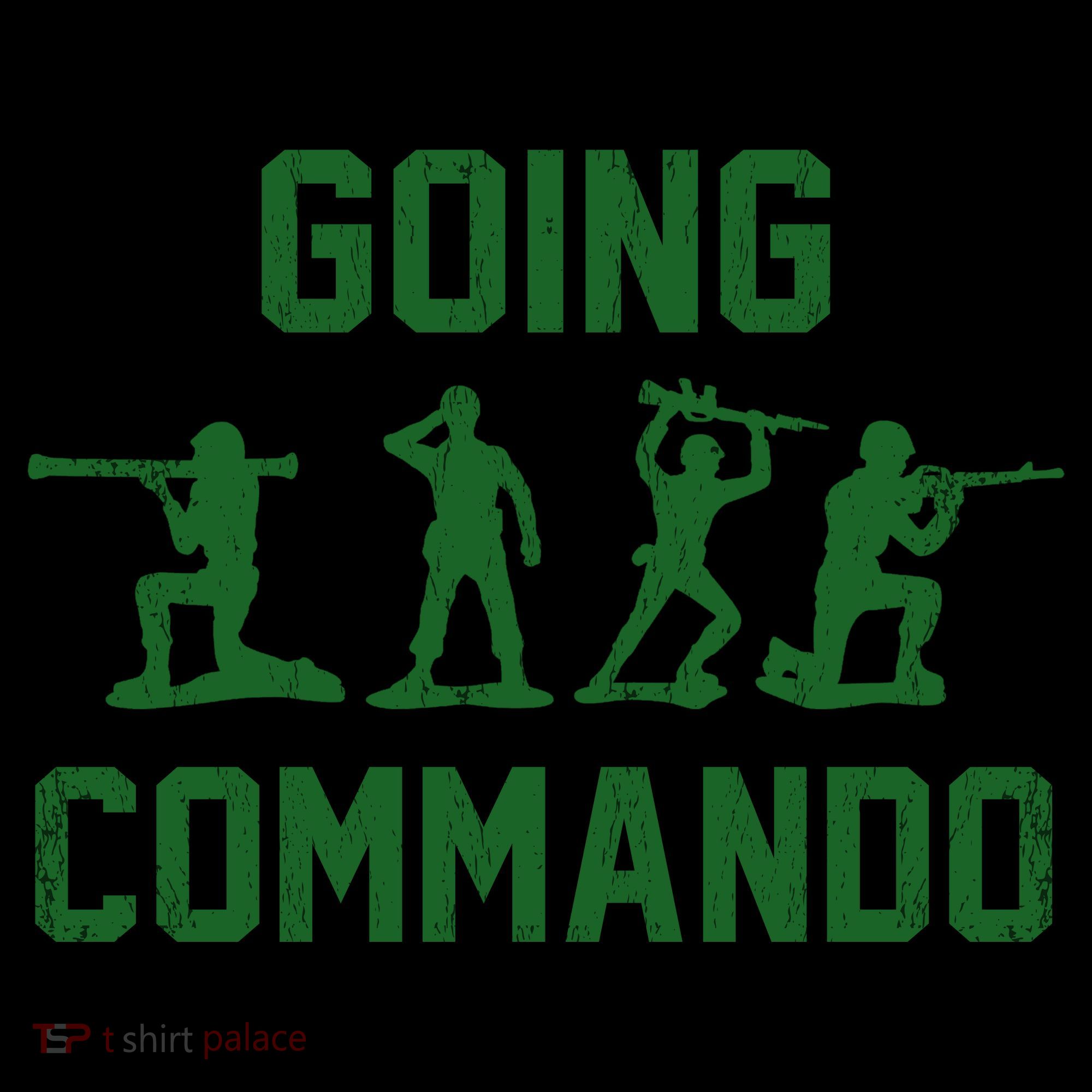 Going Commando Army Troops Funny Long Sleeve Shirt