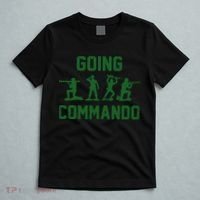Going Commando Army Troops Funny T-Shirt thumb 5