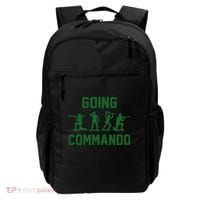 Going Commando Army Troops Funny Backpack thumb 0