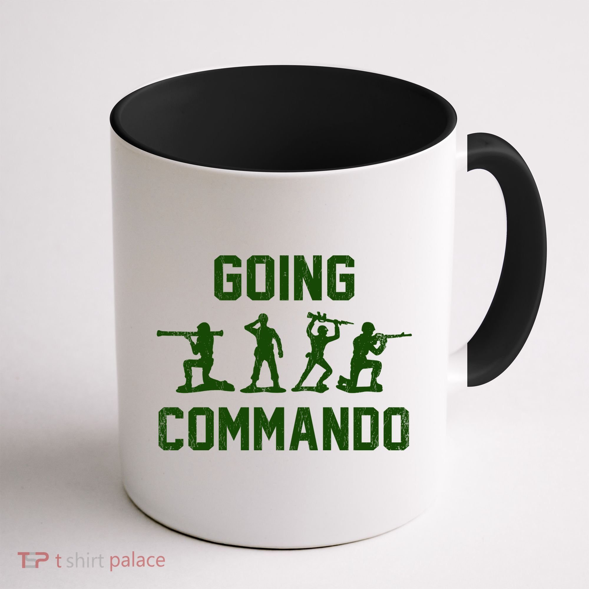 Going Commando Army Troops Funny Coffee Mug