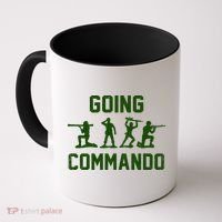 Going Commando Army Troops Funny Coffee Mug thumb 0