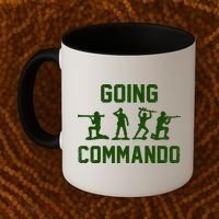 Going Commando Army Troops Funny Coffee Mug thumb 2
