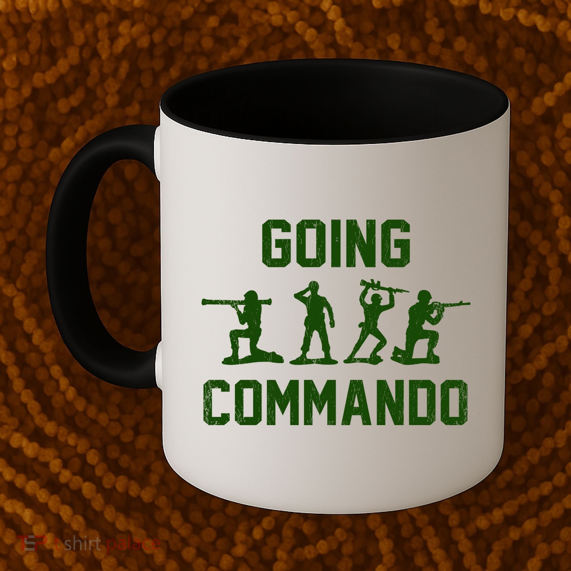 Going Commando Army Troops Funny Coffee Mug