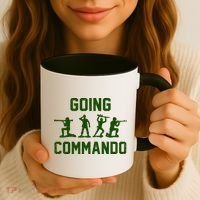 Going Commando Army Troops Funny Coffee Mug thumb 3