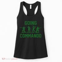 Going Commando Army Troops Funny Women's Tank Top thumb 0