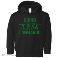 Going Commando Army Troops Funny Toddler Hoodie thumb 0