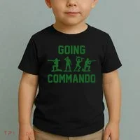 Going Commando Army Troops Funny Toddler T-Shirt thumb 2