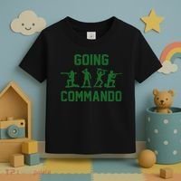 Going Commando Army Troops Funny Toddler T-Shirt thumb 3