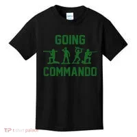 Going Commando Army Troops Funny Kids T-Shirt thumb 0
