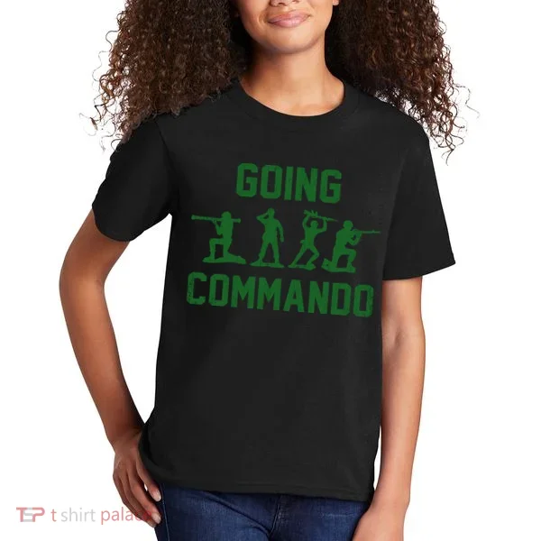Going Commando Army Troops Funny Kids T-Shirt