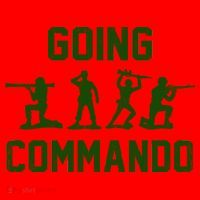 Going Commando Army Troops Funny Santa Hat thumb 1