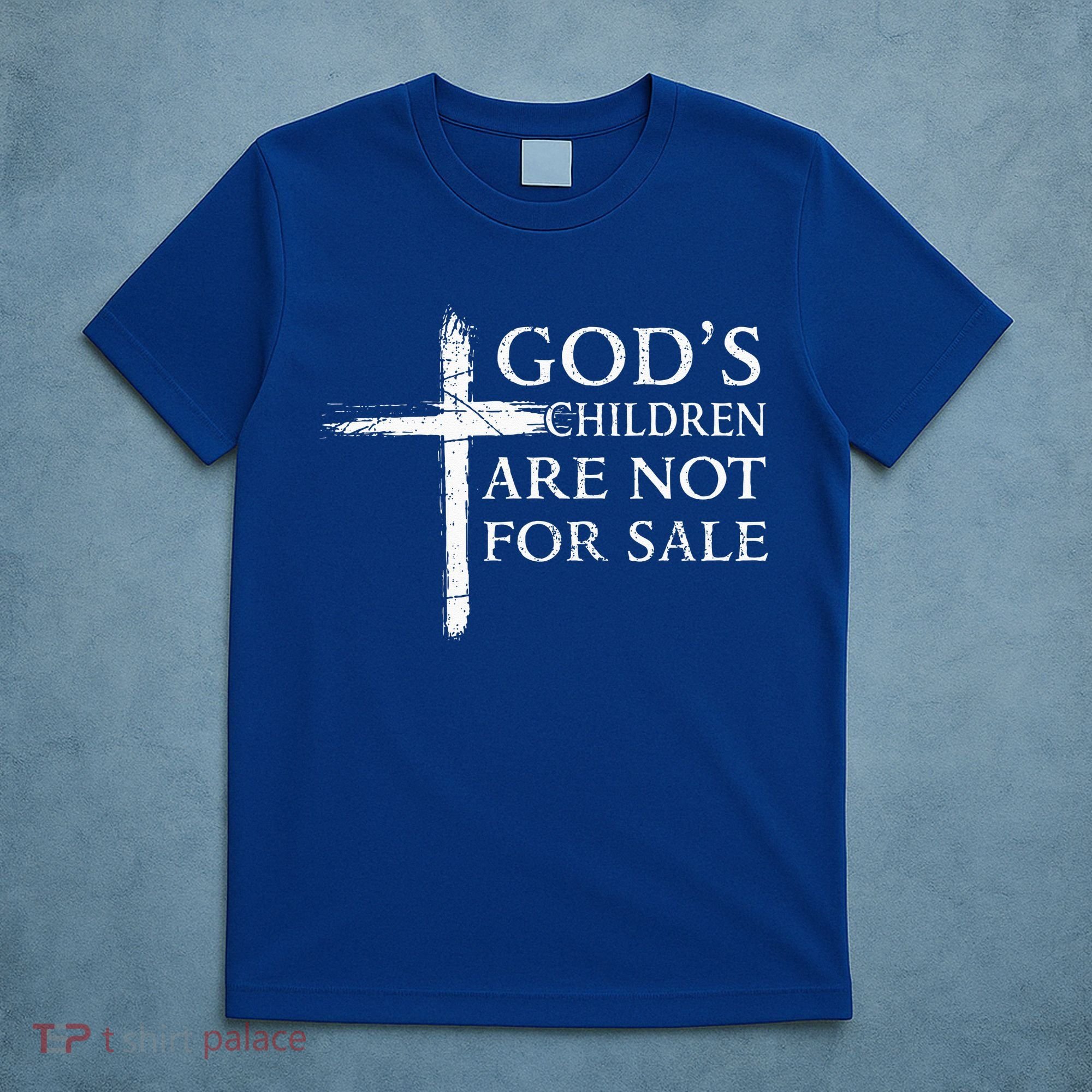 Gods Children Are Not For Sale Cross Christian T-Shirt