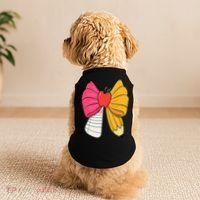 Girly Coquette Bow Pencil Teacher Student Back To School Doggie Tank thumb 2