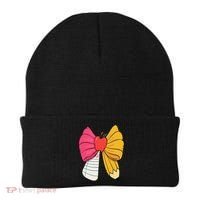 Girly Coquette Bow Pencil Teacher Student Back To School Beanie thumb 0