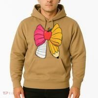 Girly Coquette Bow Pencil Teacher Student Back To School Hoodie thumb 2