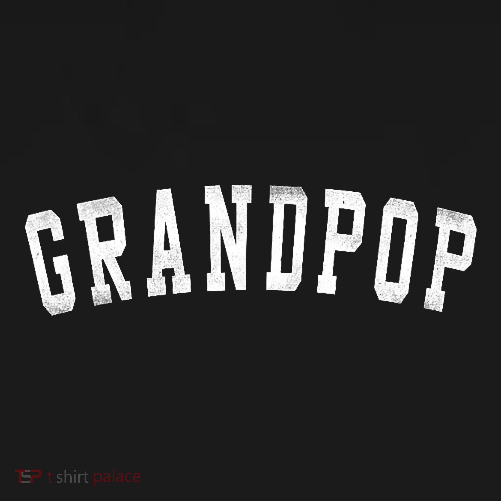 Grandpop Classic Bold Font FatherS Day Grandpop Raglan Baseball T-Shirt