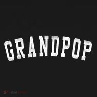 Grandpop Classic Bold Font FatherS Day Grandpop Raglan Baseball Women's Hoodie thumb 2