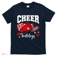 Go Cheer Bulldogs School Sports Fan Spirits Mascot T-Shirt thumb 0