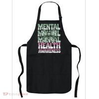 Green Coquette Bow Mental Health Awareness Women Apron thumb 0