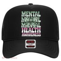 Green Coquette Bow Mental Health Awareness Women Hat thumb 0