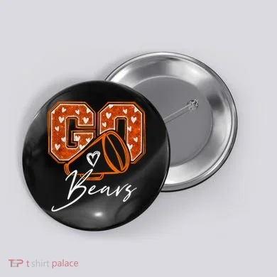 Go Cheer Bears Button