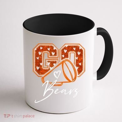 Go Cheer Bears Coffee Mug back