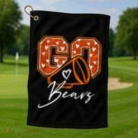 Go Cheer Bears Golf Towel thumb 1