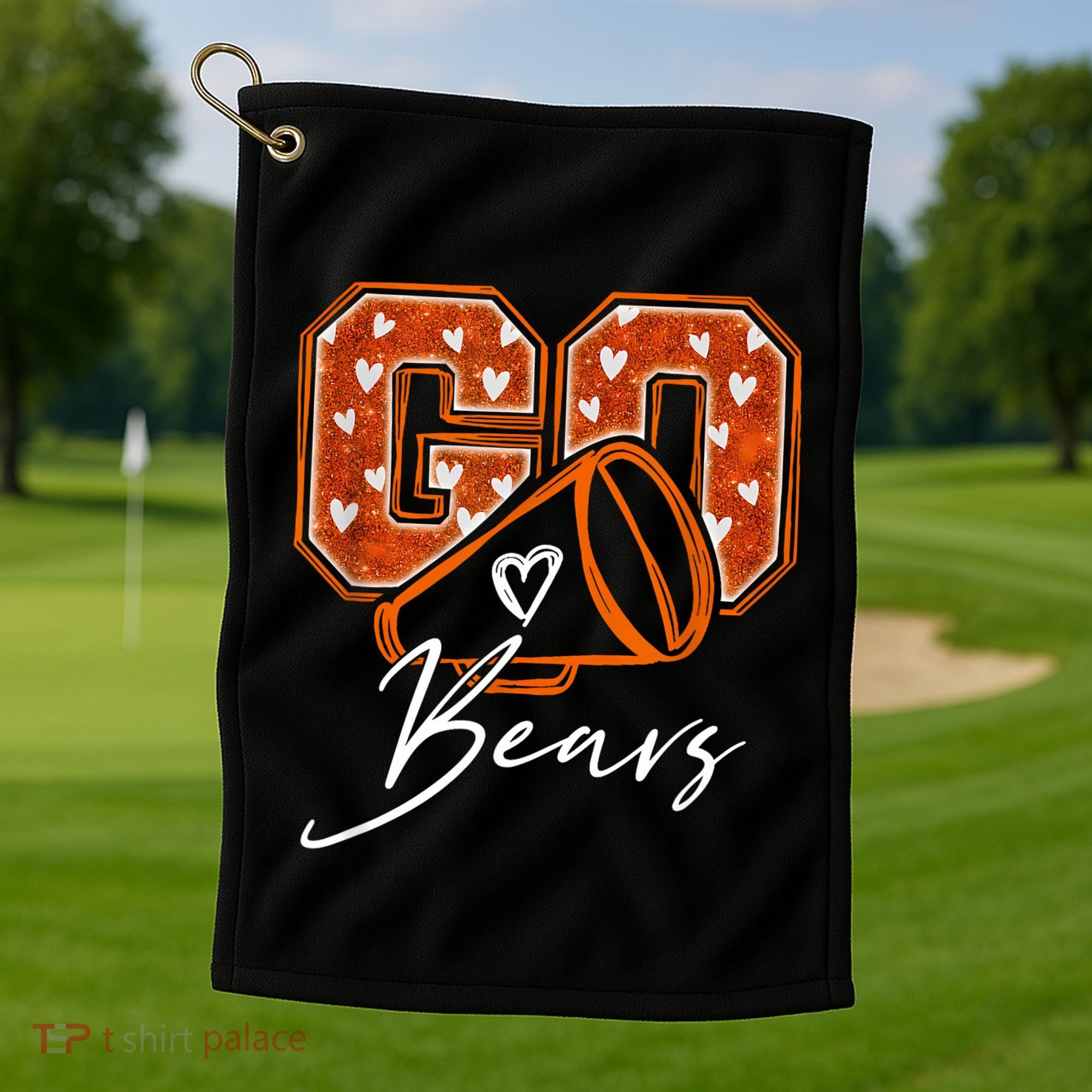 Go Cheer Bears Golf Towel