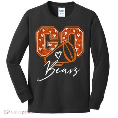 Go Cheer Bears Kids Long Sleeve Shirt