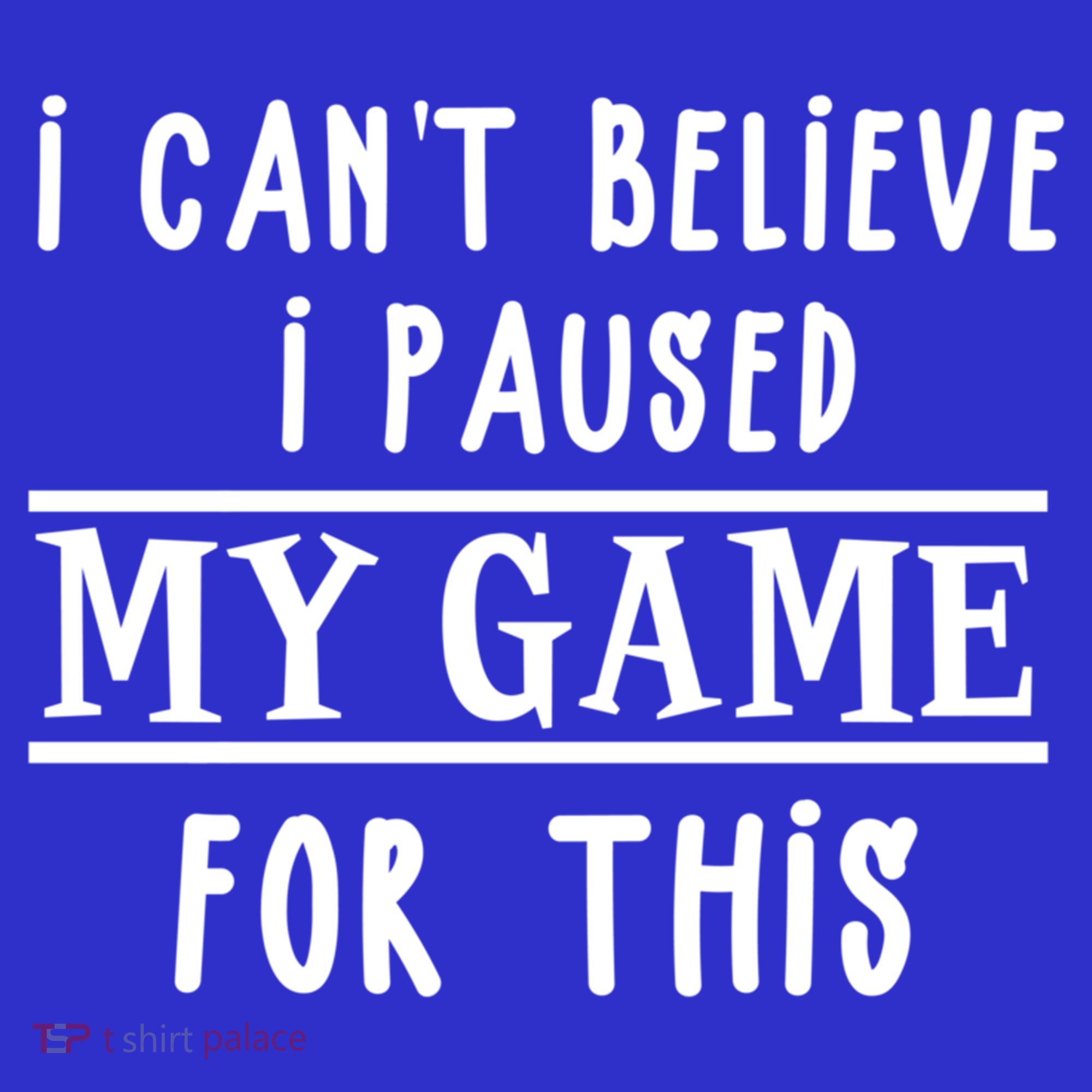 Gamer Cant Believe I Paused My Game For This Gift Coaster