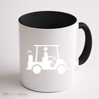 Golf Cart Beer Coffee Mug thumb 1