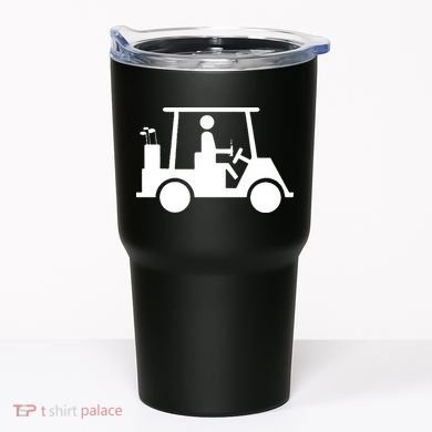 Golf Cart Beer Tumbler