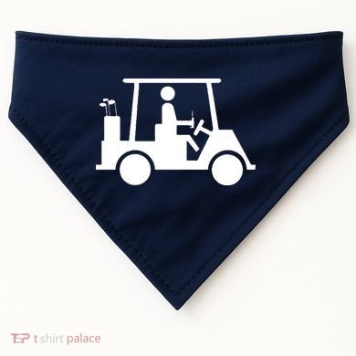 Golf Cart Beer USA-Made Doggie Bandana