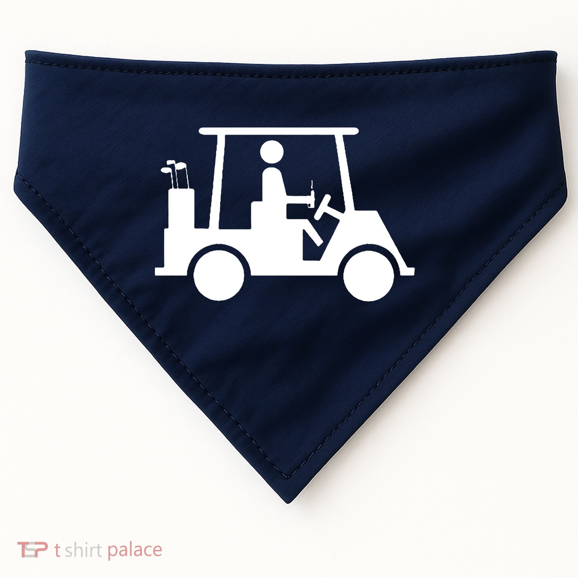 Golf Cart Beer USA-Made Doggie Bandana